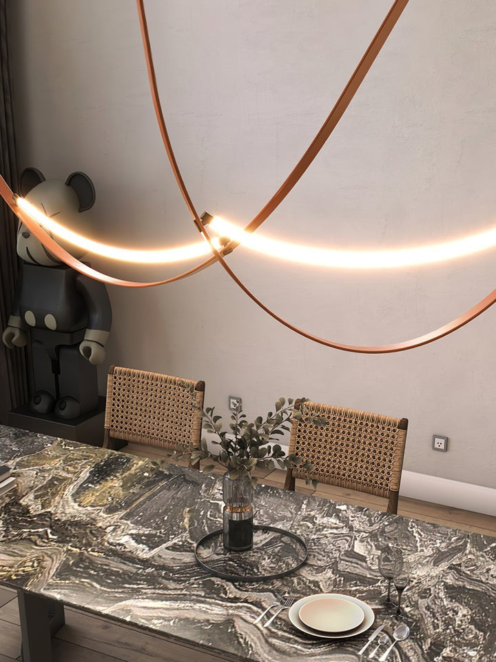 Leather Belt LED Pendant Light