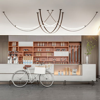 Leather Belt LED Pendant Light