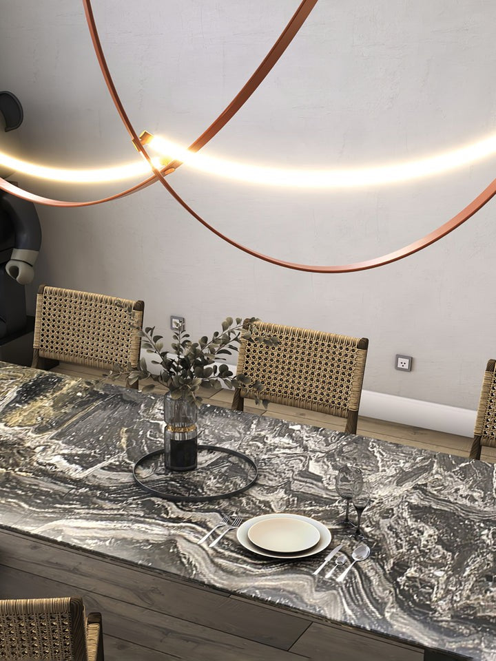 Leather Belt LED Pendant Light