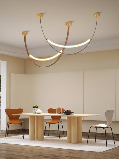 Leather Belt LED Pendant Light