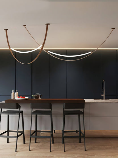 Leather Belt LED Pendant Light