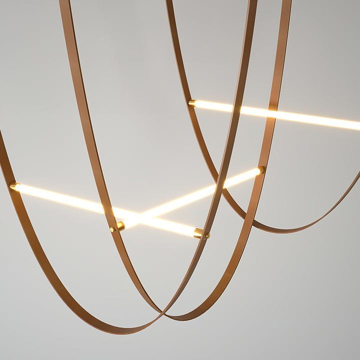 Leather Belt LED Pendant Light