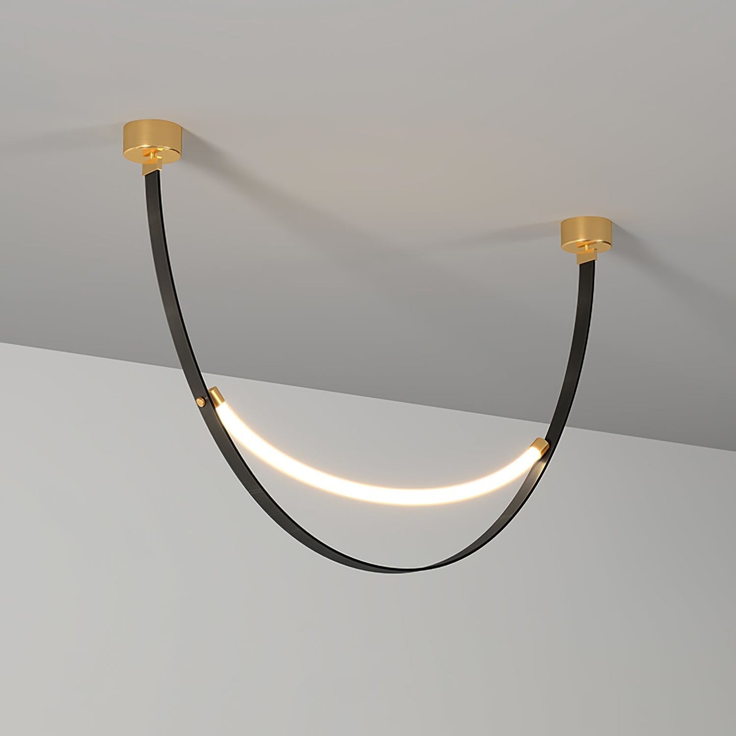 Leather Belt LED Pendant Light
