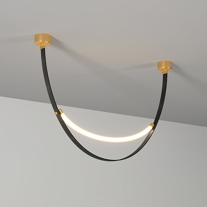 Leather Belt LED Pendant Light