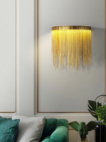 Luxury Tassel Chain LED Wall Lamp