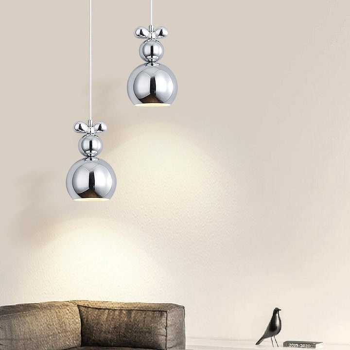 Minimalist Mini Acrylic & Metal Pendant Light