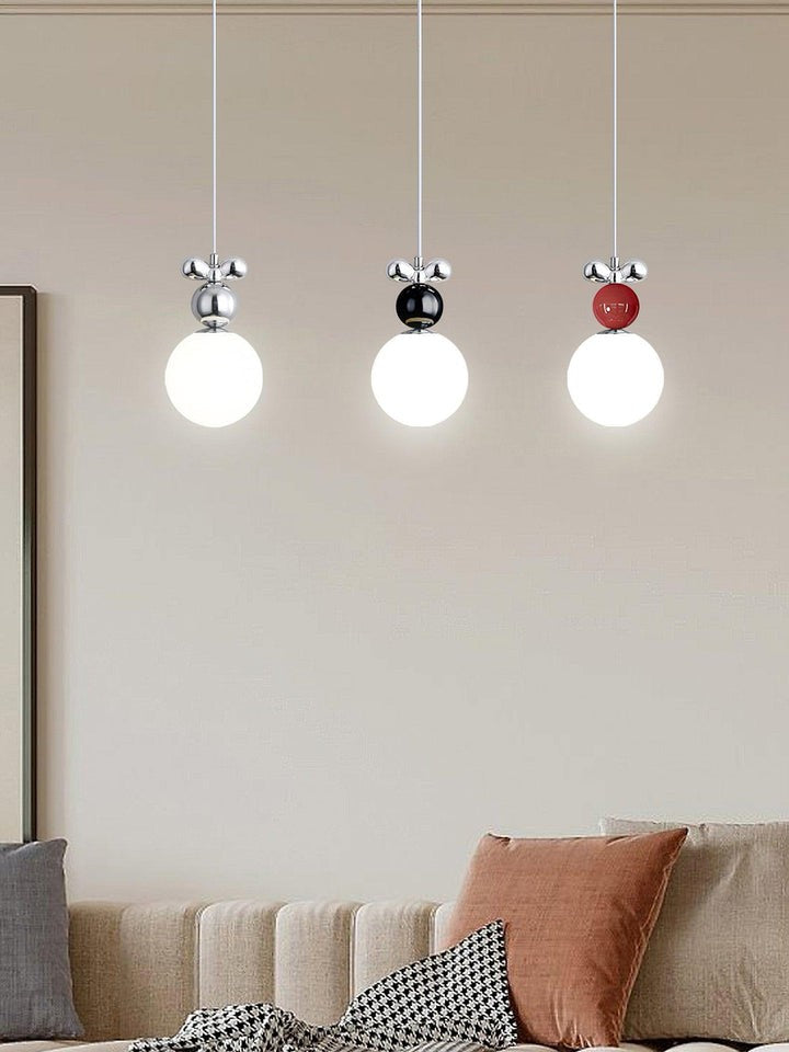 Minimalist Mini Acrylic & Metal Pendant Light