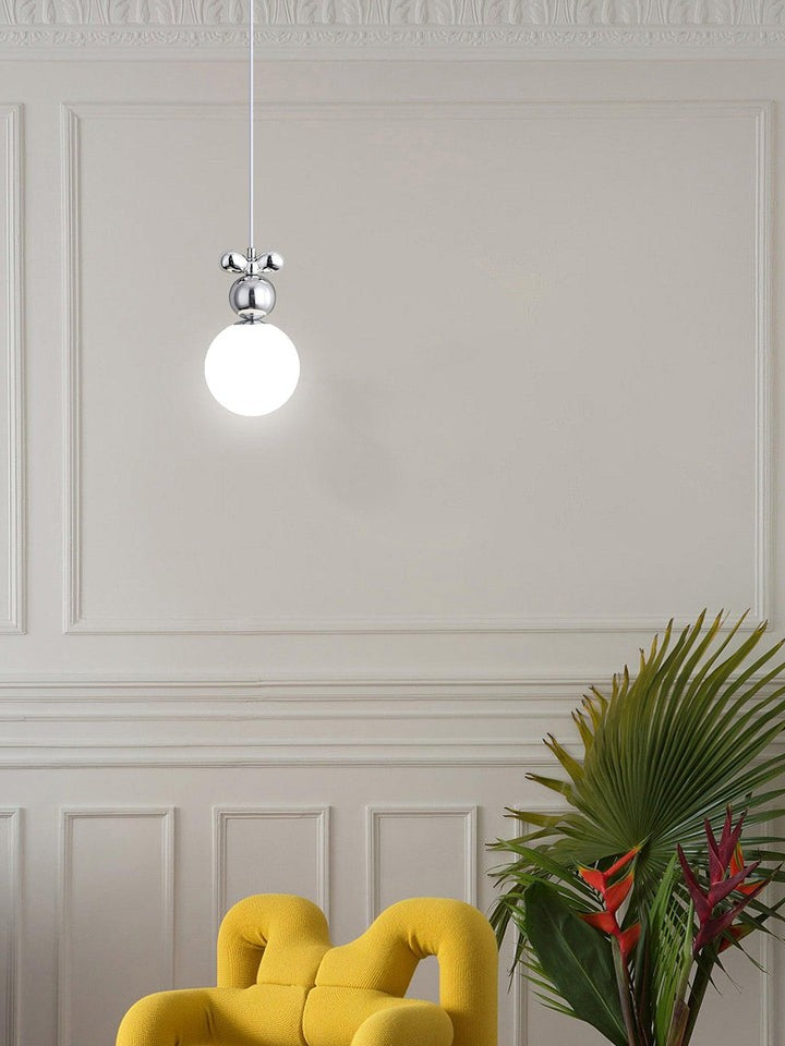 Minimalist Mini Acrylic & Metal Pendant Light