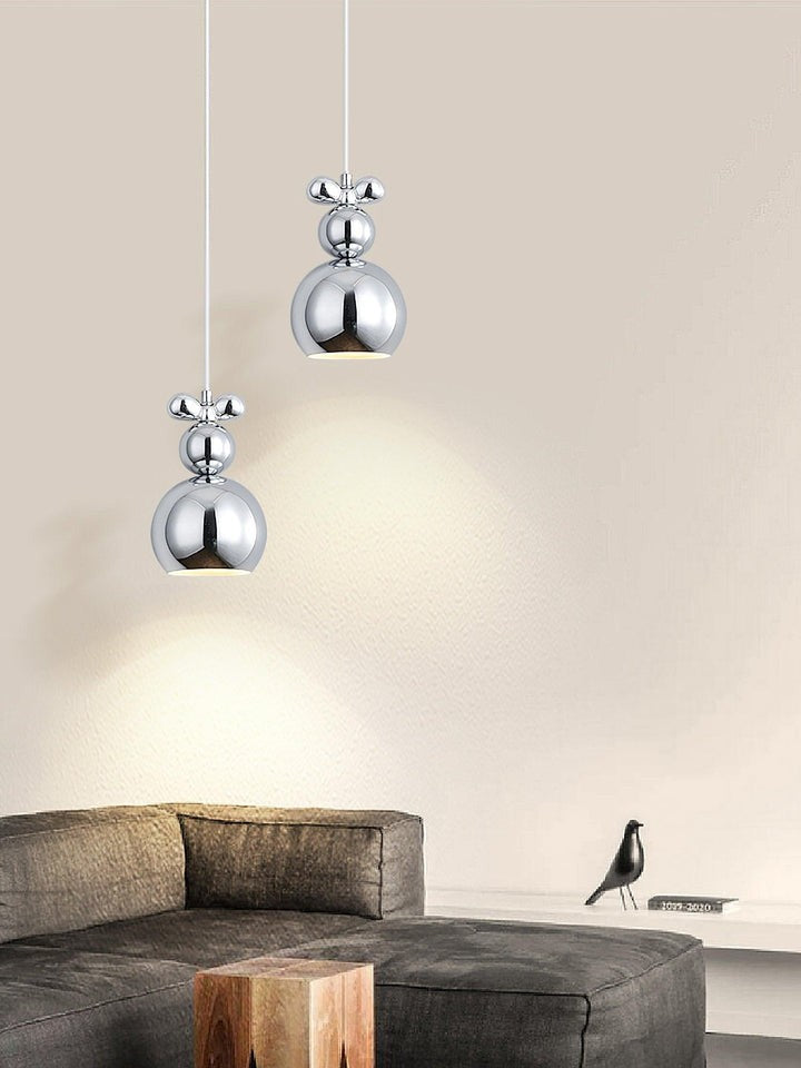 Minimalist Mini Acrylic & Metal Pendant Light