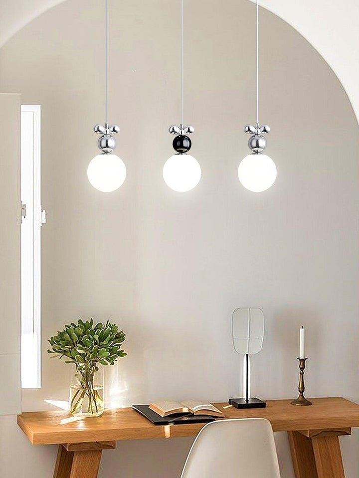 Minimalist Mini Acrylic & Metal Pendant Light