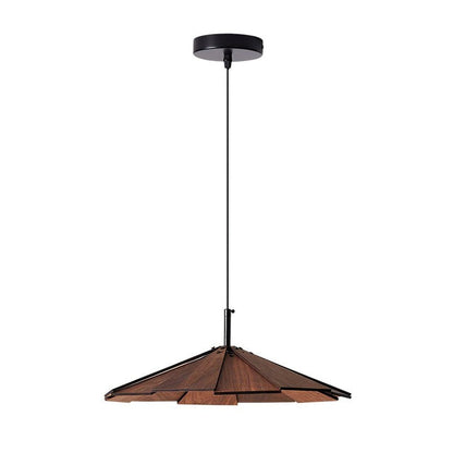 Minimalist Wooden Umbrella Pendant Light