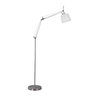 Modern Adjustable Metal & Fabric LED Floor Lamp