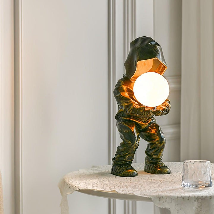 Modern Adjustable Table Lamp with LED & Edison Bulb