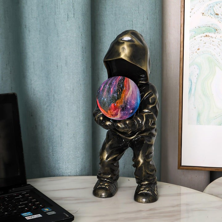 Modern Adjustable Table Lamp with LED & Edison Bulb
