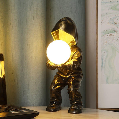 Modern Adjustable Table Lamp with LED & Edison Bulb