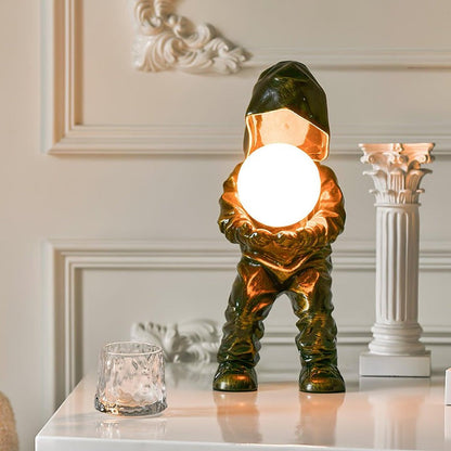 Modern Adjustable Table Lamp with LED & Edison Bulb