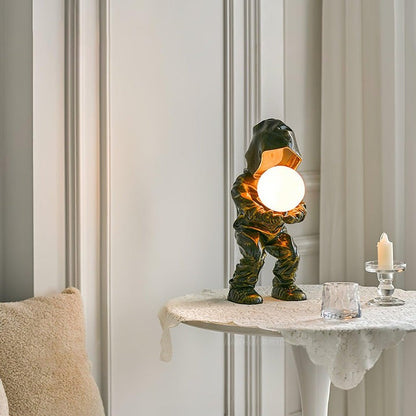 Modern Adjustable Table Lamp with LED & Edison Bulb