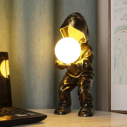 Modern Adjustable Table Lamp with LED & Edison Bulb
