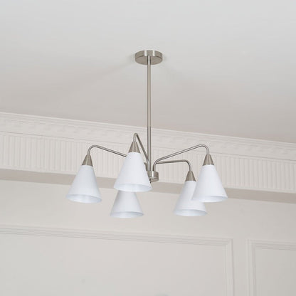 Modern Asymmetric Cone Shade Pendant Chandelier