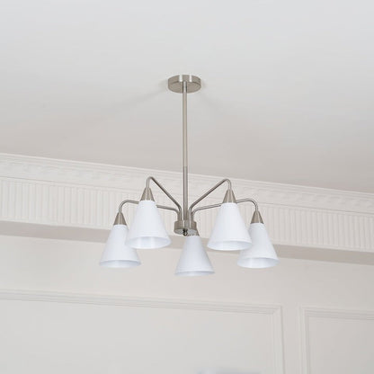 Modern Asymmetric Cone Shade Pendant Chandelier