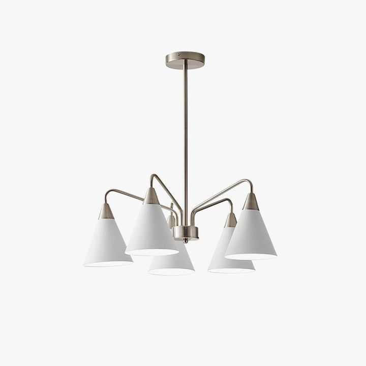 Modern Asymmetric Cone Shade Pendant Chandelier