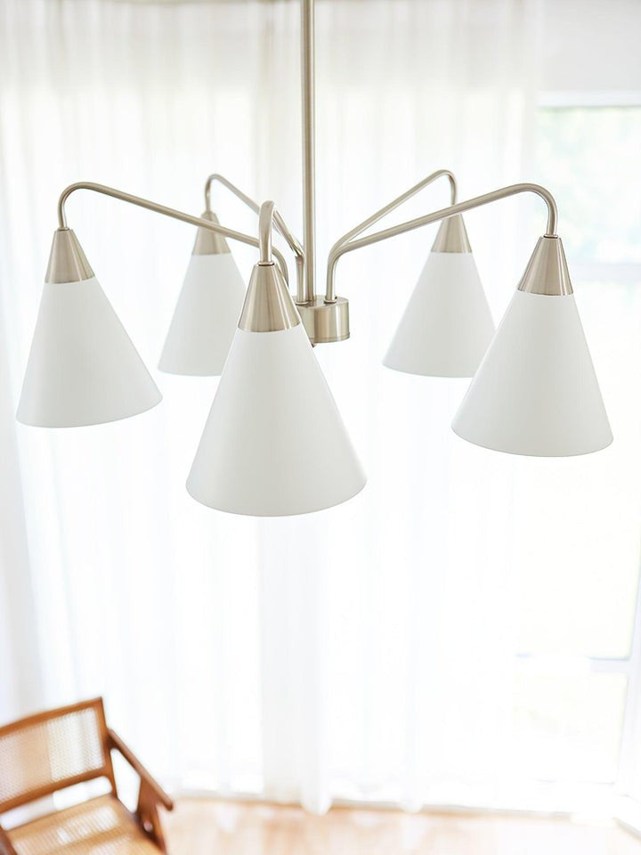 Modern Asymmetric Cone Shade Pendant Chandelier