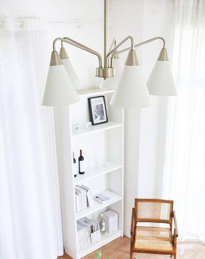 Modern Asymmetric Cone Shade Pendant Chandelier