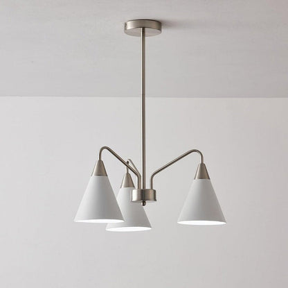 Modern Asymmetric Cone Shade Pendant Chandelier