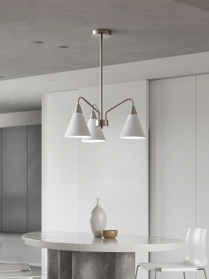 Modern Asymmetric Cone Shade Pendant Chandelier