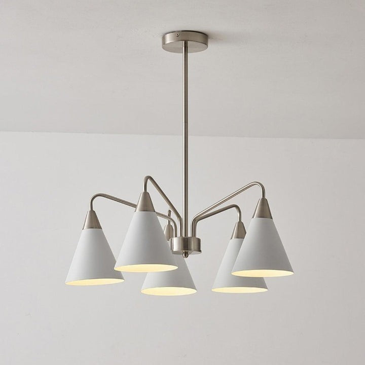 Modern Asymmetric Cone Shade Pendant Chandelier
