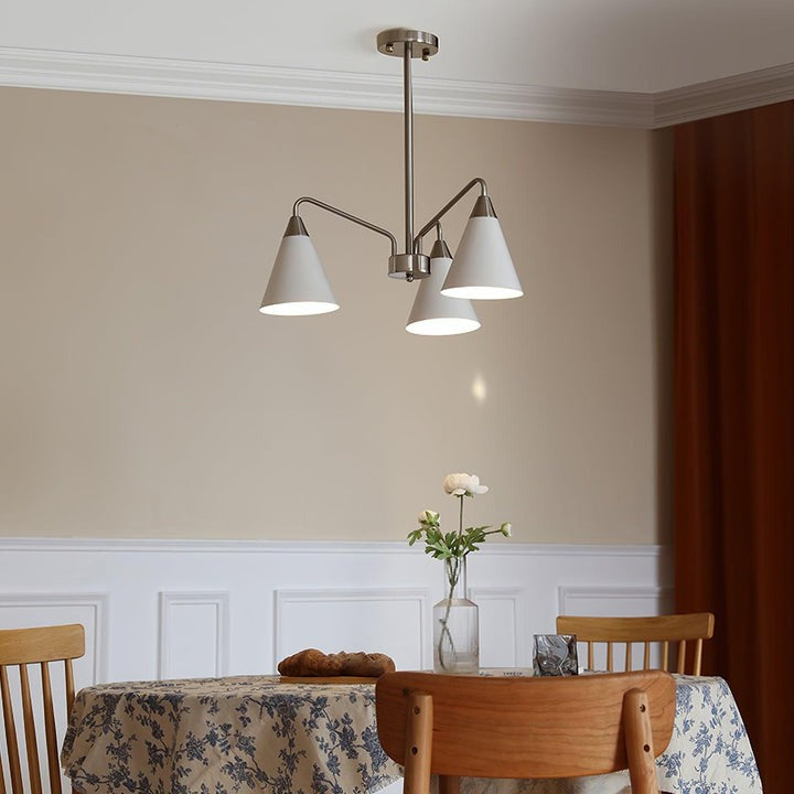 Modern Asymmetric Cone Shade Pendant Chandelier