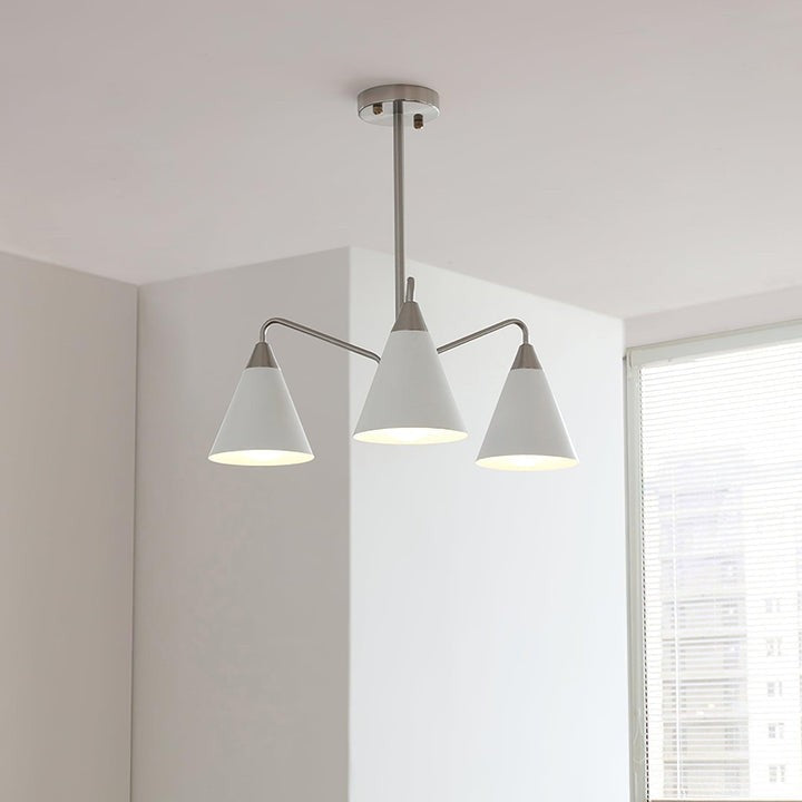 Modern Asymmetric Cone Shade Pendant Chandelier