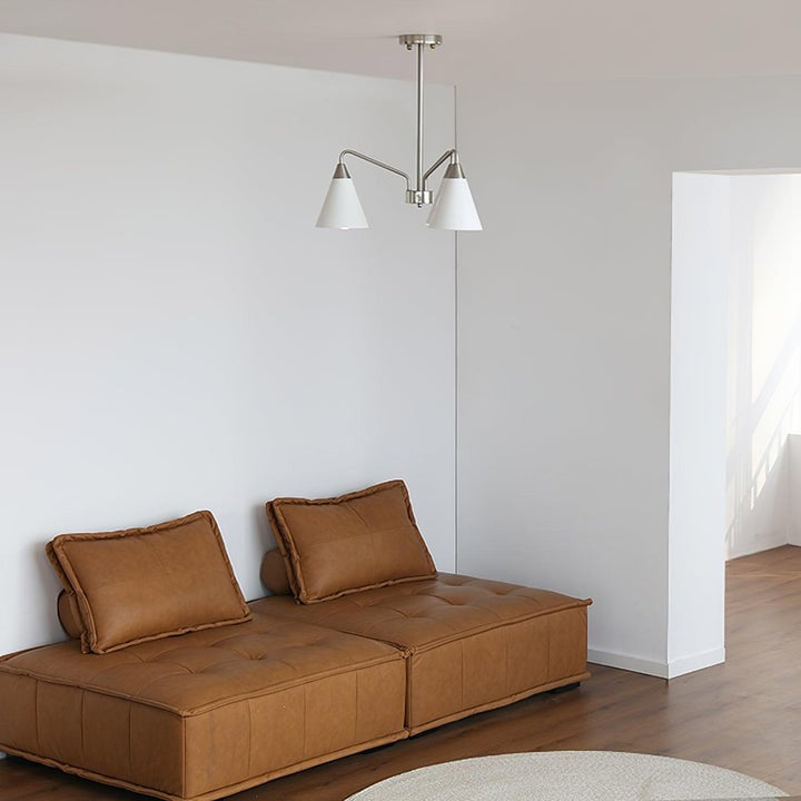 Modern Asymmetric Cone Shade Pendant Chandelier
