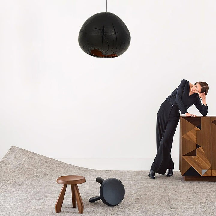 Modern Black Multi-Cluster Pendant Light