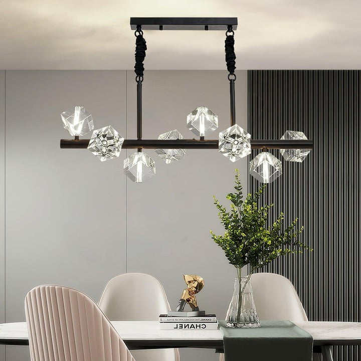 Modern Crystal Multi-Light LED Chandelier