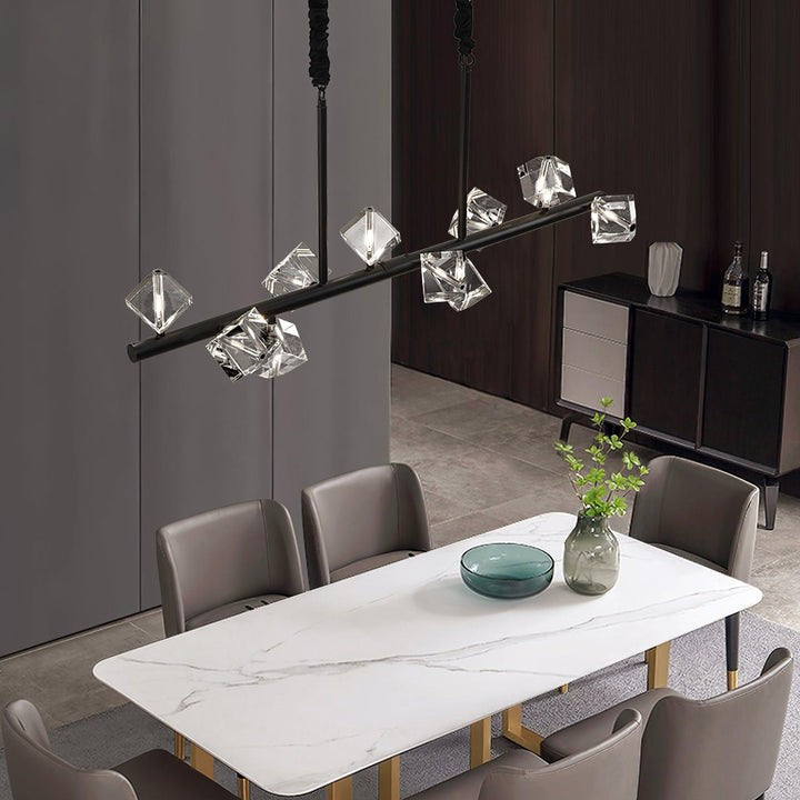 Modern Crystal Multi-Light LED Chandelier