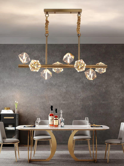 Modern Crystal Multi-Light LED Chandelier