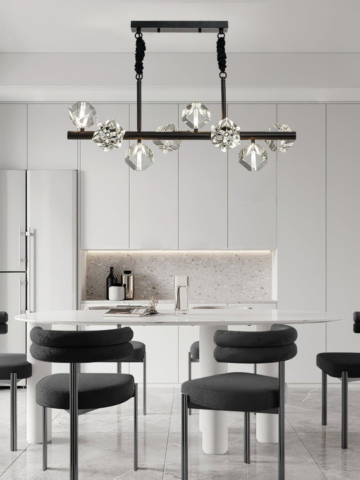 Modern Crystal Multi-Light LED Chandelier