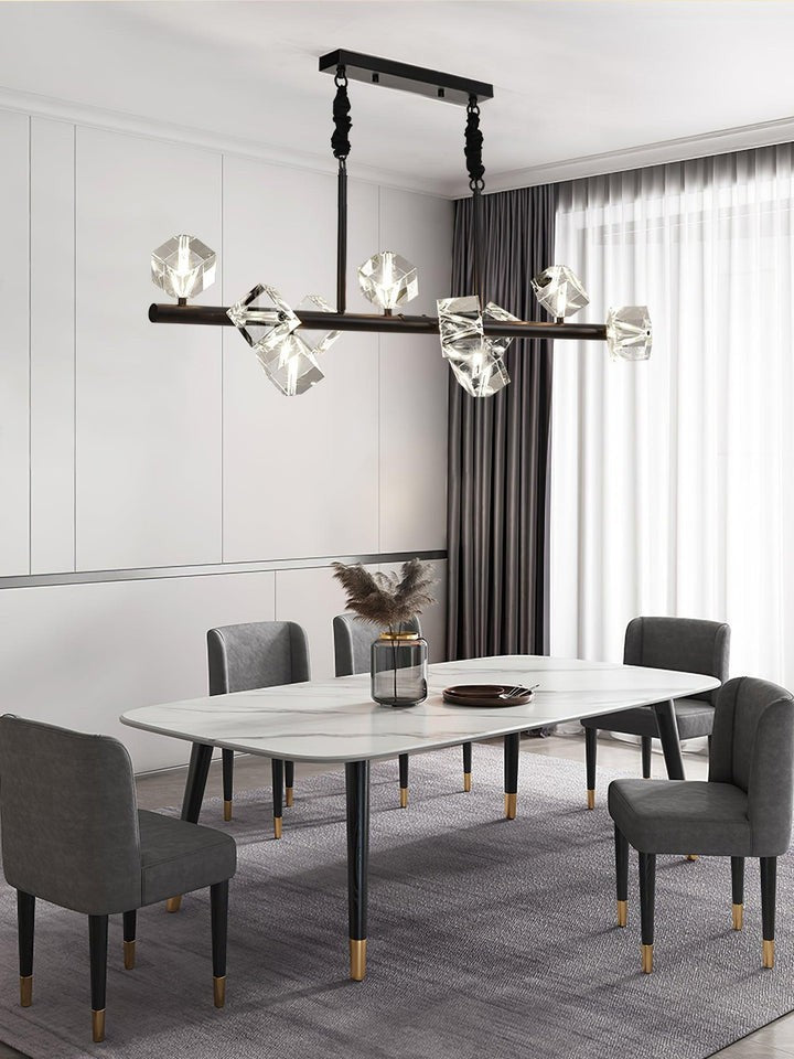 Modern Crystal Multi-Light LED Chandelier