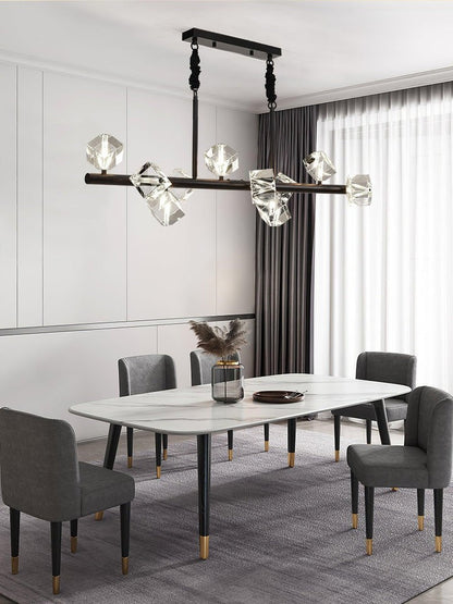 Modern Crystal Multi-Light LED Chandelier