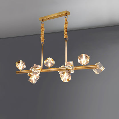 Modern Crystal Multi-Light LED Chandelier