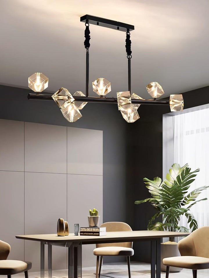 Modern Crystal Multi-Light LED Chandelier