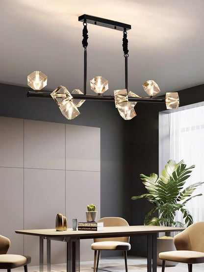 Modern Crystal Multi-Light LED Chandelier