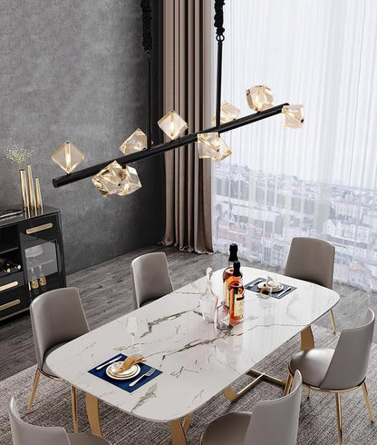 Modern Crystal Multi-Light LED Chandelier
