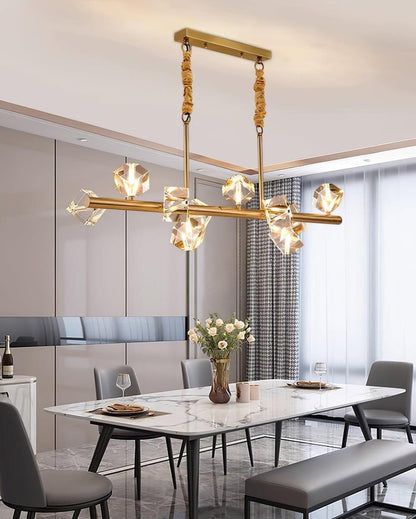 Modern Crystal Multi-Light LED Chandelier
