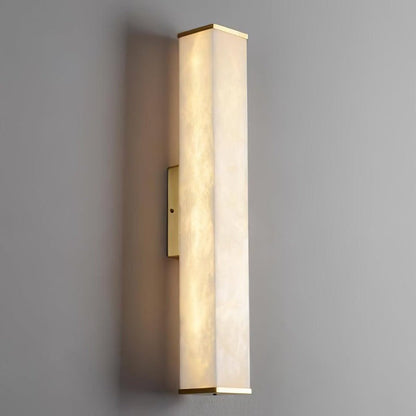 Modern Cuboid Alabaster LED Wall Light