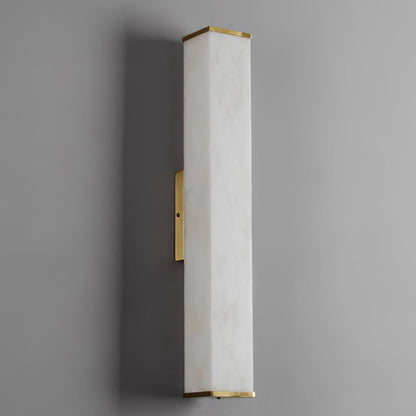 Modern Cuboid Alabaster LED Wall Light