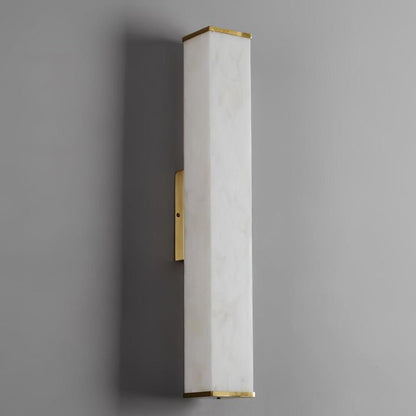 Modern Cuboid Alabaster LED Wall Light