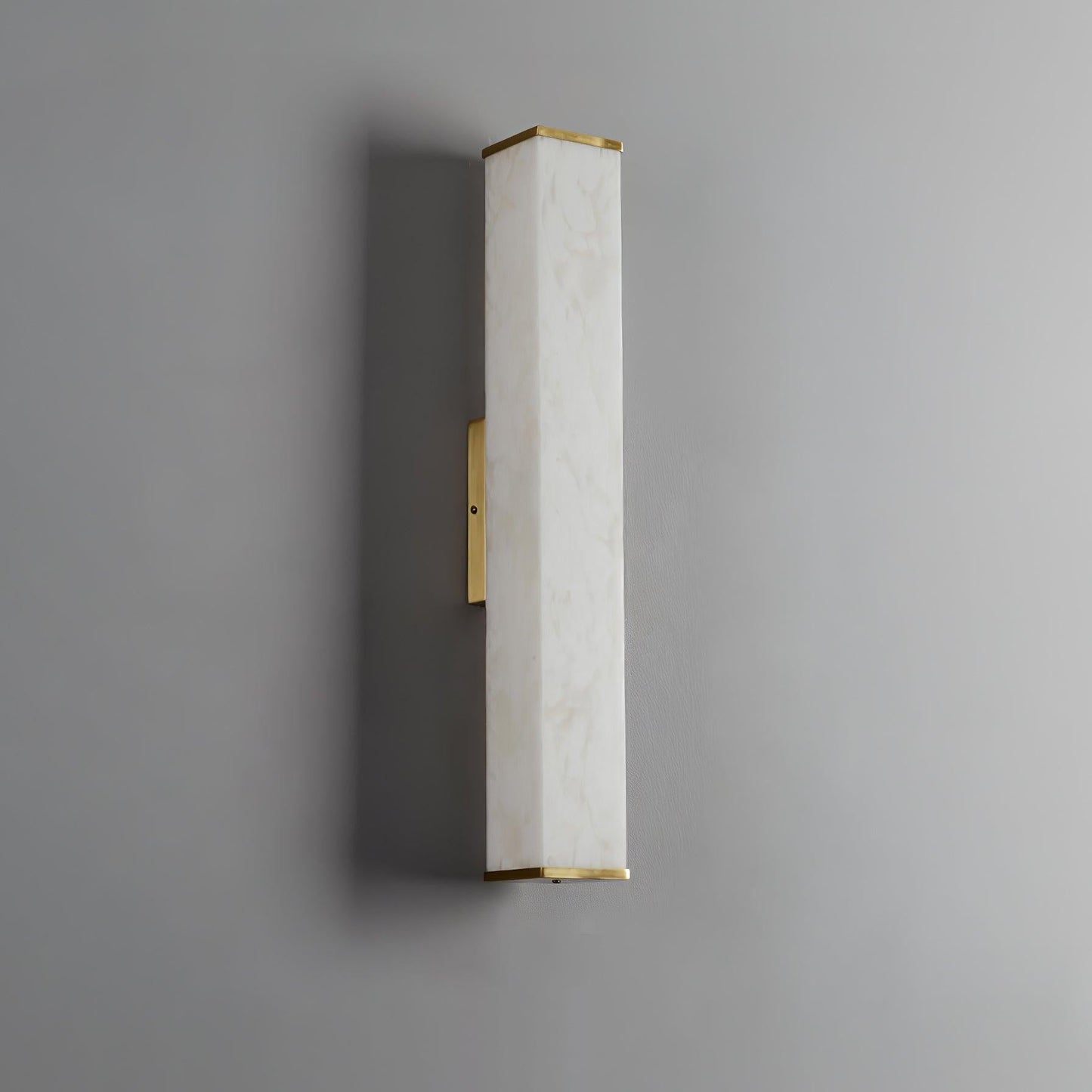 Modern Cuboid Alabaster LED Wall Light