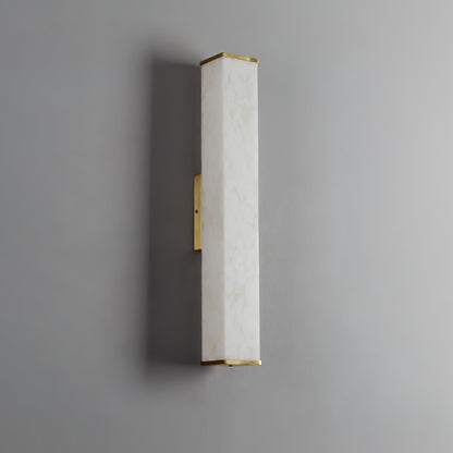 Modern Cuboid Alabaster LED Wall Light